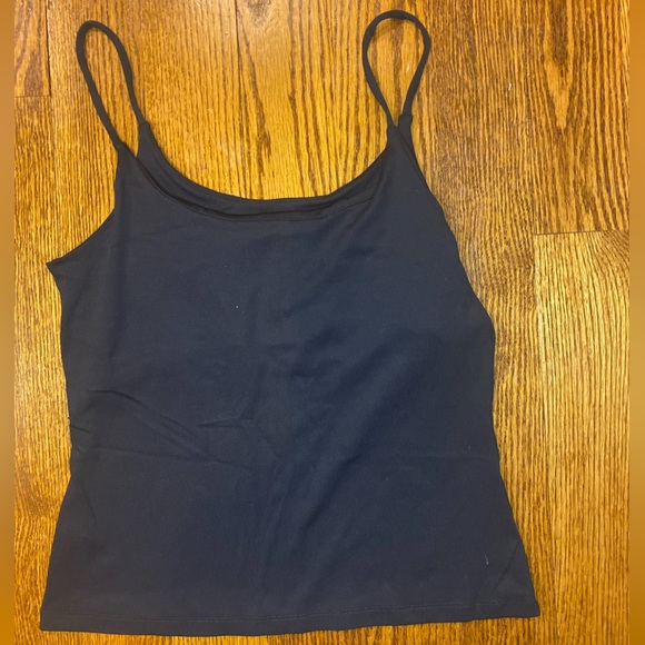 Carilyn Vaile black tank top with built in bra - Picture 2 of 5